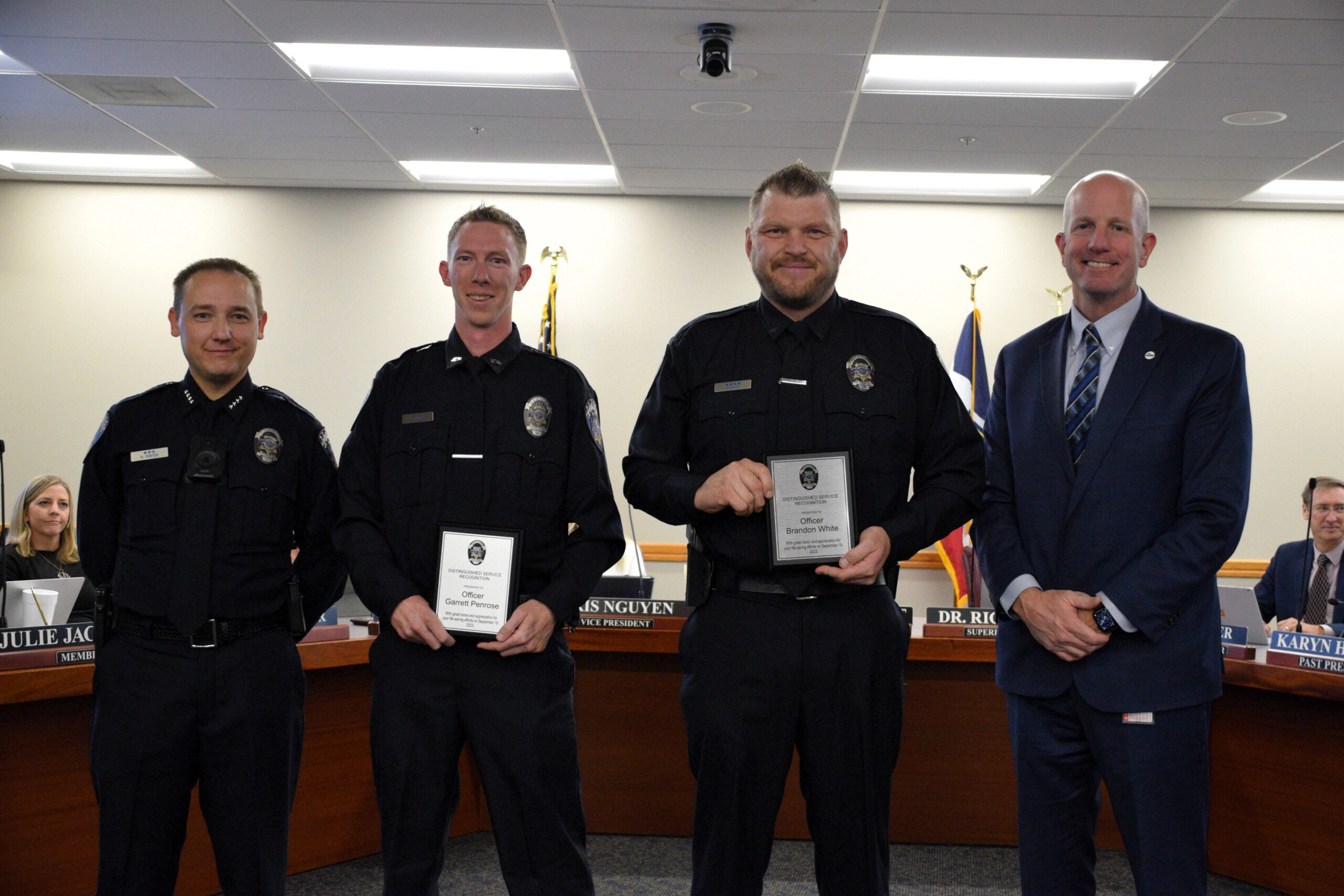 Granite Police Officers honored for Distinguished Service